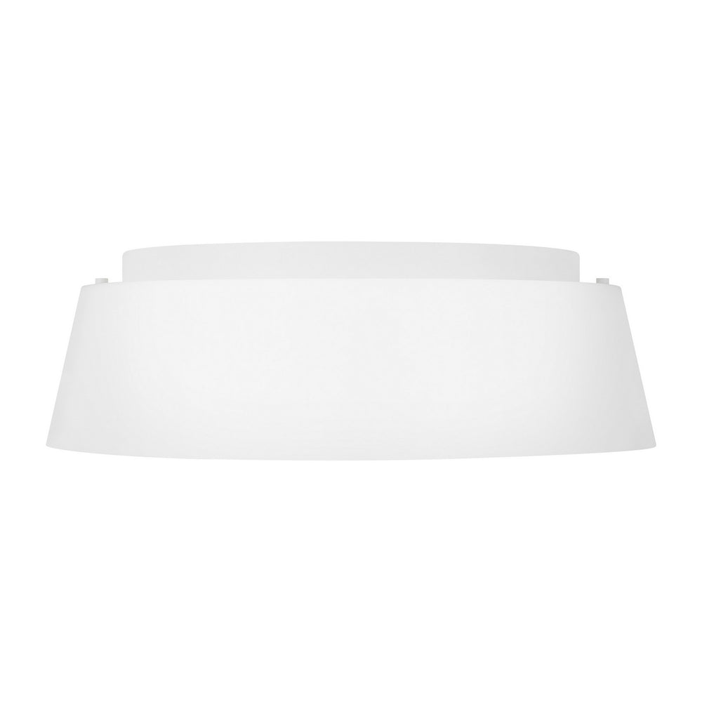 Visual Comfort Studio Canada - Three Light Flush Mount - Asher - Matte White- Union Lighting Luminaires Decor