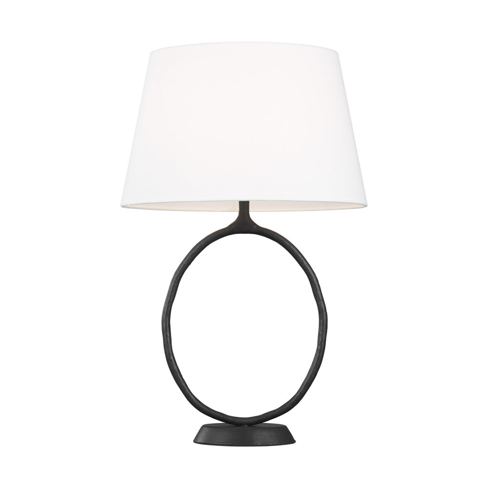 Visual Comfort Studio Canada - One Light Table Lamp - Indo - Aged Iron- Union Lighting Luminaires Decor