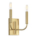 Visual Comfort Studio Canada - Two Light Wall Sconce - Brianna - Burnished Brass- Union Lighting Luminaires Decor