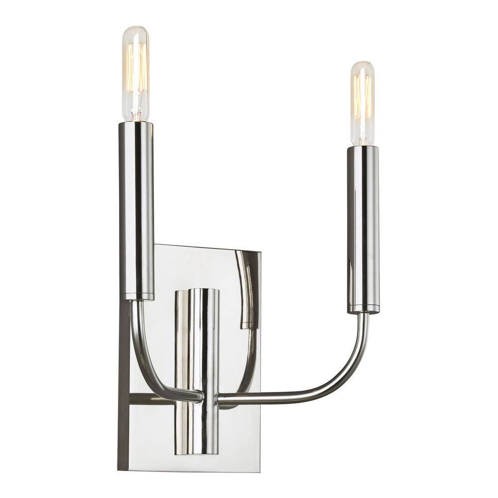Visual Comfort Studio Canada - Two Light Wall Sconce - Brianna - Polished Nickel- Union Lighting Luminaires Decor