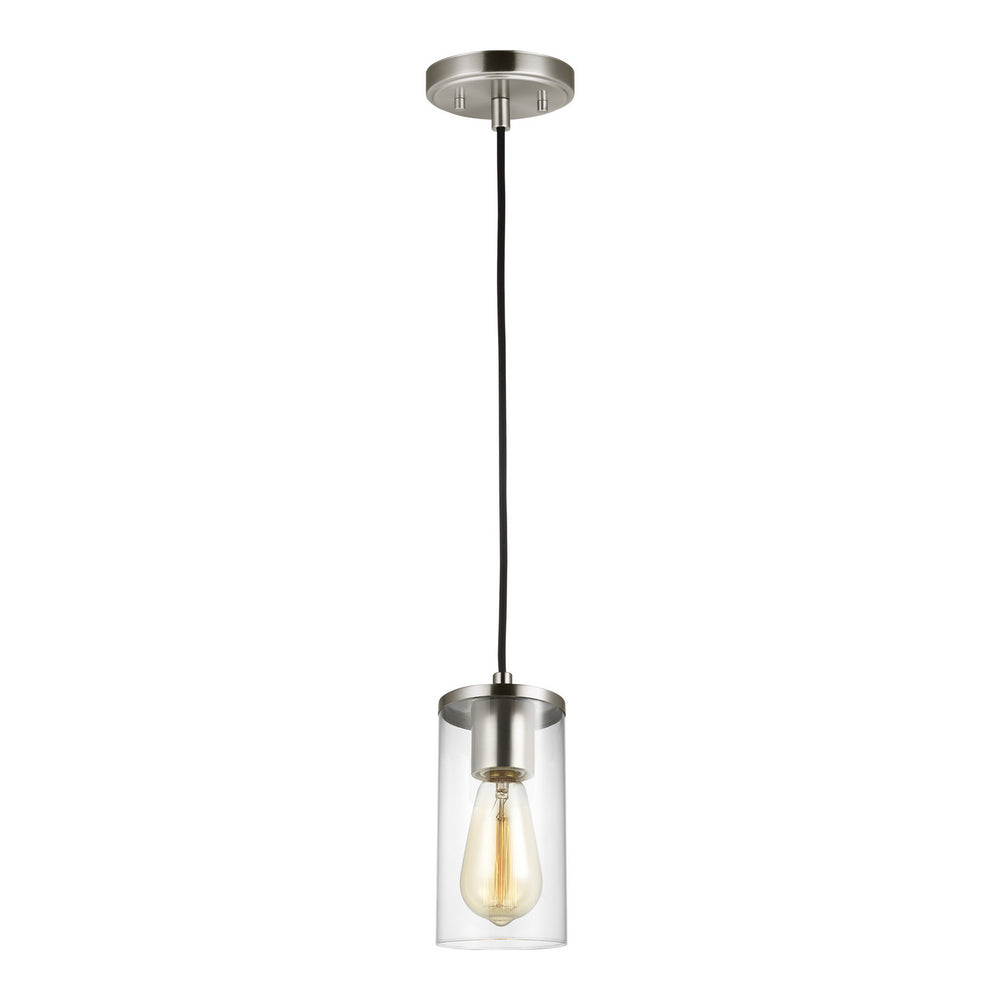 Visual Comfort Studio Canada - One Light Mini-Pendant - Zire - Brushed Nickel- Union Lighting Luminaires Decor