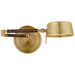 Ralph Lauren Canada - LED Wall Sconce - Alaster - Natural Brass and Natural Rift Oak- Union Lighting Luminaires Decor