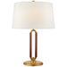 Ralph Lauren Canada - One Light Table Lamp - Cody - Natural Brass and Saddle Leather- Union Lighting Luminaires Decor