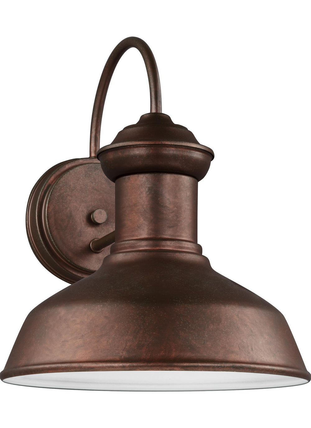 Generation Lighting Canada - One Light Outdoor Wall Lantern - Fredricksburg - Weathered Copper- Union Lighting Luminaires Decor
