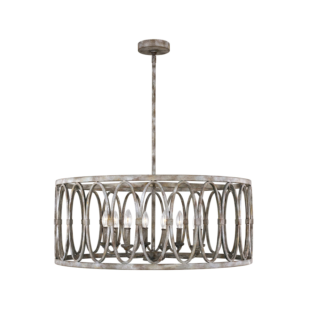 Visual Comfort Studio Canada - Eight Light Handing Shade - Patrice - Deep Abyss- Union Lighting Luminaires Decor