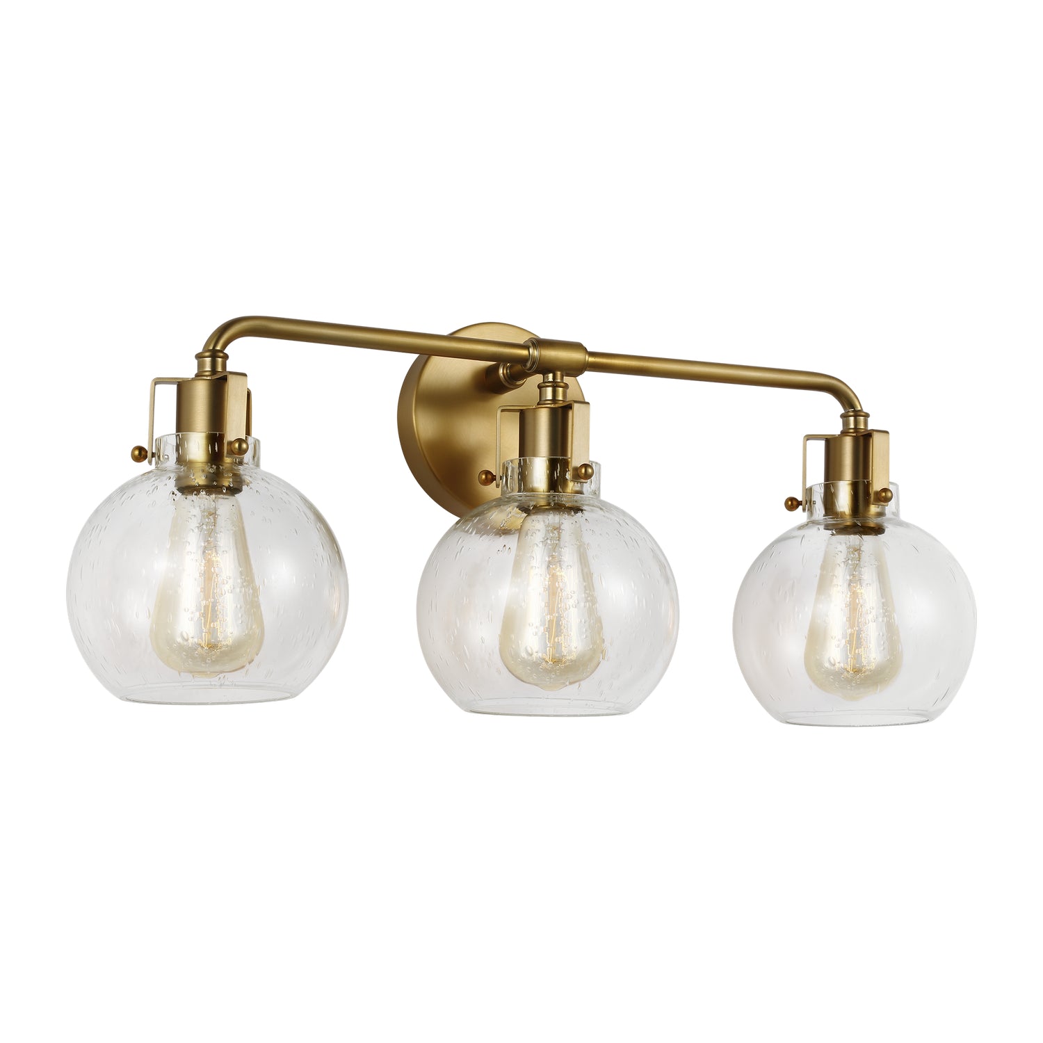 Visual Comfort Studio Canada - Three Light Vanity - Clara - Burnished Brass- Union Lighting Luminaires Decor