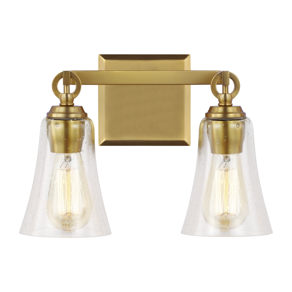 Visual Comfort Studio Canada - Two Light Vanity - Monterro - Burnished Brass- Union Lighting Luminaires Decor