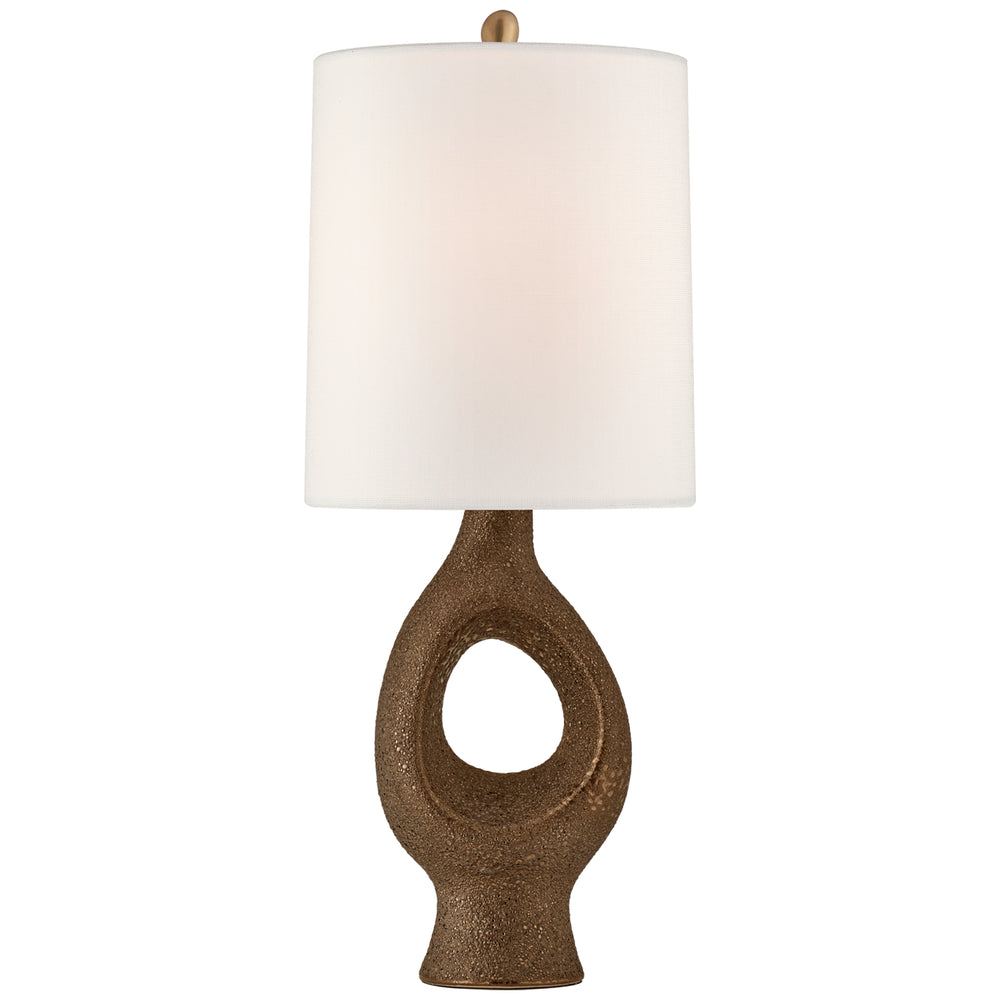 Visual Comfort Signature Canada - One Light Table Lamp - Capra - Chalk Burnt Gold- Union Lighting Luminaires Decor