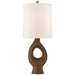 Visual Comfort Signature Canada - One Light Table Lamp - Capra - Chalk Burnt Gold- Union Lighting Luminaires Decor