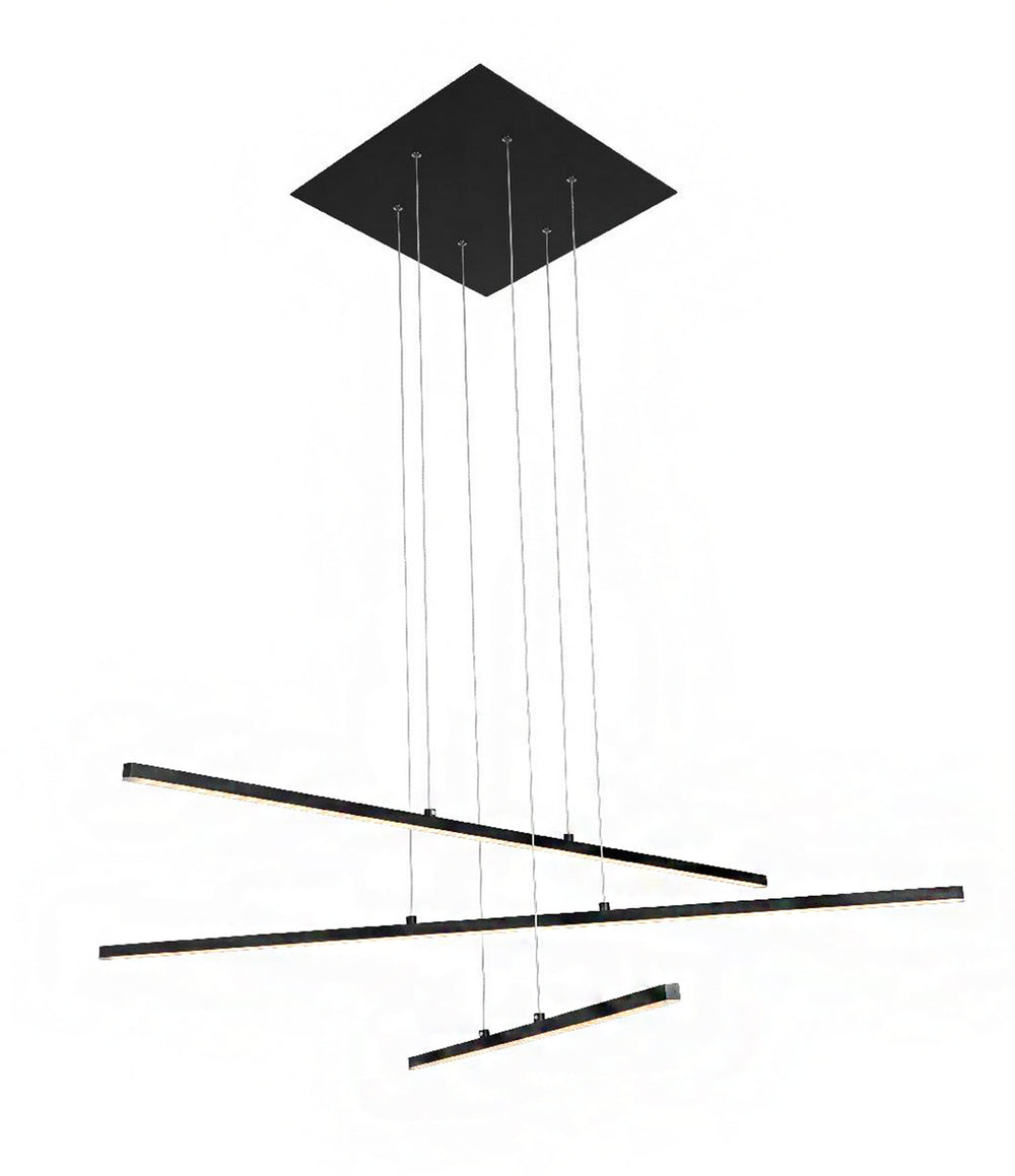 Bethel International Canada - LED Chandelier - Matte Black- Union Lighting Luminaires Decor