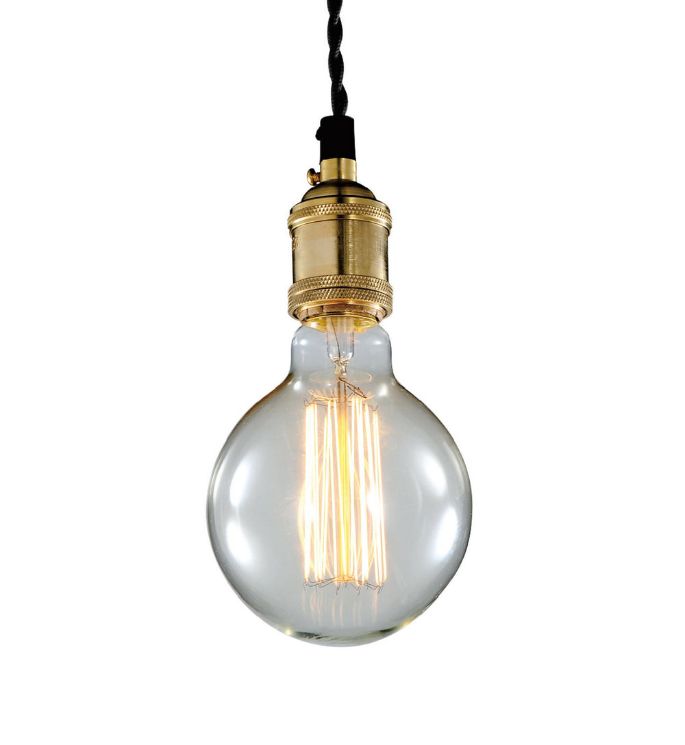 Bethel International Canada - One Light Pendant - Brass & Black- Union Lighting Luminaires Decor