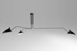 Bethel International Canada - Three Light Flush Mount - Black- Union Lighting Luminaires Decor
