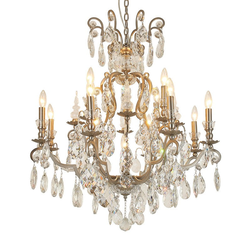 Bethel International Canada - 13 Light Chandelier - Pewter- Union Lighting Luminaires Decor