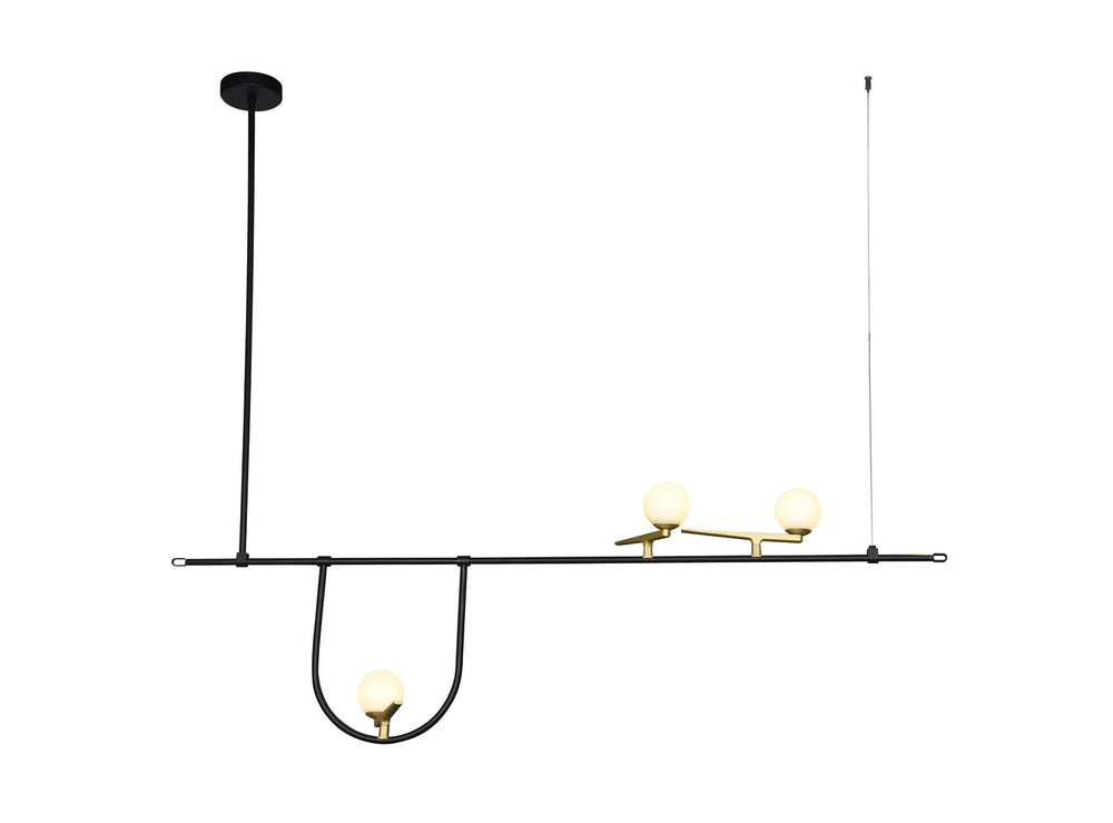 Bethel International Canada - LED Chandelier - Black- Union Lighting Luminaires Decor