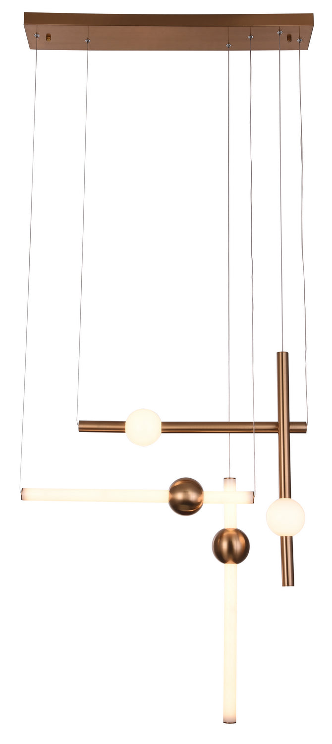 Bethel International Canada - LED Chandelier - Gold- Union Lighting Luminaires Decor