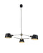 Bethel International Canada - Three Light Chandelier - Black- Union Lighting Luminaires Decor