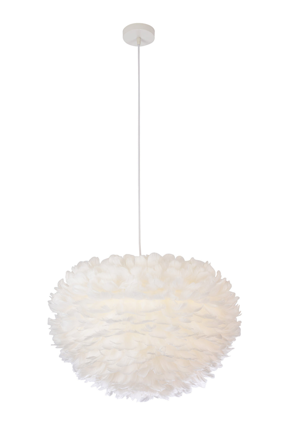 Bethel International Canada - One Light Chandelier - White- Union Lighting Luminaires Decor