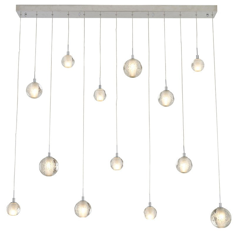Bethel International Canada - 12 Light Chandelier - Chrome- Union Lighting Luminaires Decor