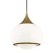 Mitzi Canada - One Light Pendant - Reese - Aged Brass- Union Lighting Luminaires Decor