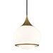 Mitzi Canada - One Light Pendant - Reese - Aged Brass- Union Lighting Luminaires Decor
