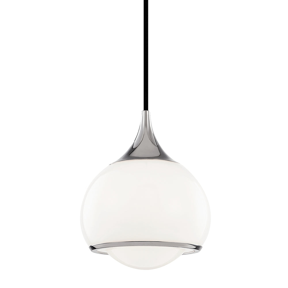 Mitzi Canada - One Light Pendant - Reese - Polished Nickel- Union Lighting Luminaires Decor