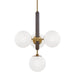 Mitzi Canada - Four Light Chandelier - Brielle - Aged Brass- Union Lighting Luminaires Decor