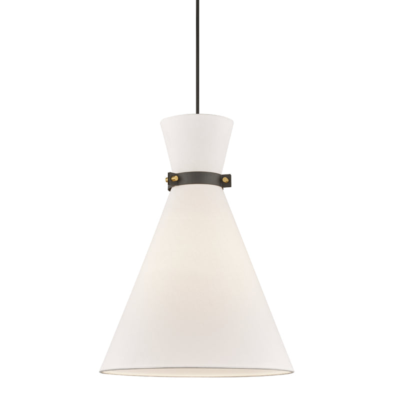 Mitzi Canada - One Light Pendant - Julia - Aged Brass- Union Lighting Luminaires Decor