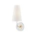 Mitzi - One Light Wall Sconce - Merri - Aged Brass/Soft Off White- Union Lighting Luminaires Decor