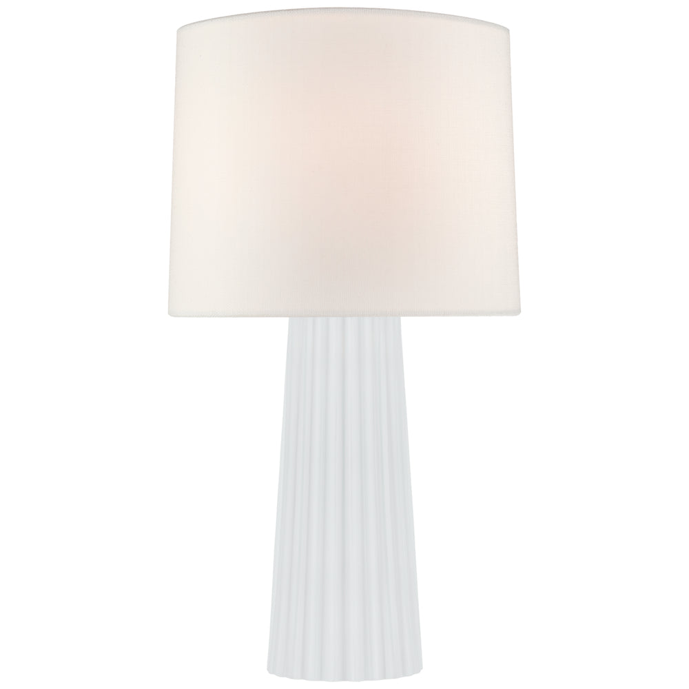 Visual Comfort Signature Canada - One Light Table Lamp - Danube - White Glass- Union Lighting Luminaires Decor