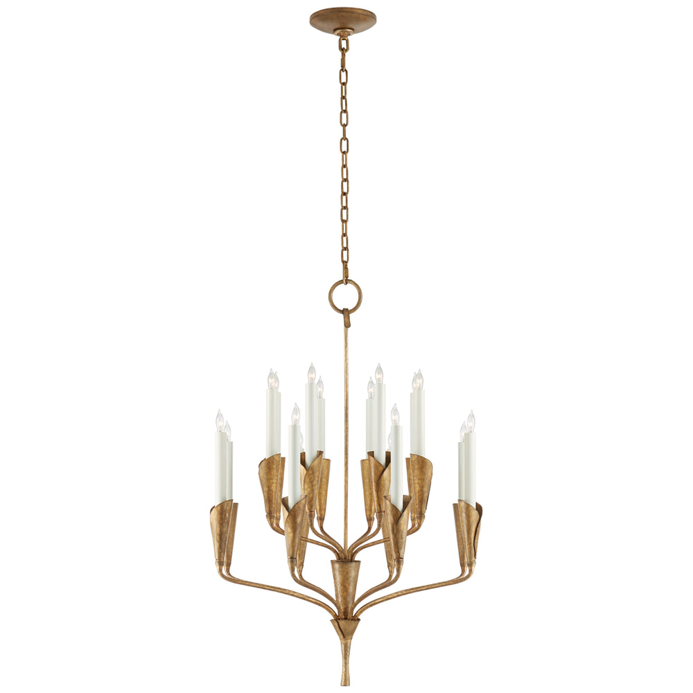 Visual Comfort Signature Canada - 16 Light Chandelier - Aiden - Gilded Iron- Union Lighting Luminaires Decor