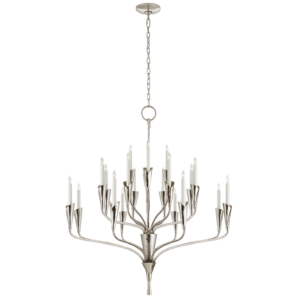 Visual Comfort Signature Canada - 20 Light Chandelier - Aiden - Polished Nickel- Union Lighting Luminaires Decor