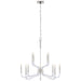 Visual Comfort Signature Canada - 12 Light Chandelier - Reagan - Polished Nickel and Crystal- Union Lighting Luminaires Decor