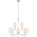 Visual Comfort Signature Canada - 12 Light Chandelier - Reagan - Polished Nickel and Crystal- Union Lighting Luminaires Decor