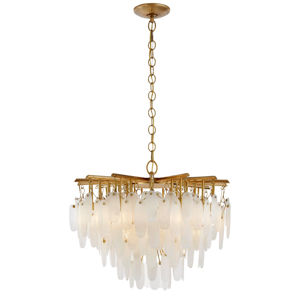 Visual Comfort Signature Canada - LED Chandelier - Cora - Antique-Burnished Brass- Union Lighting Luminaires Decor