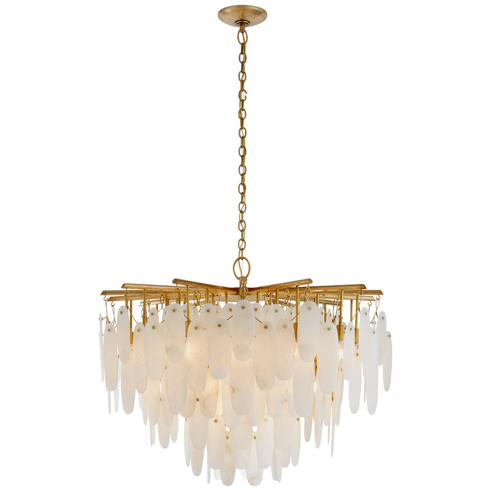 Visual Comfort Signature Canada - LED Chandelier - Cora - Antique-Burnished Brass- Union Lighting Luminaires Decor