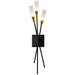 Visual Comfort Signature Canada - LED Wall Sconce - Stellar - Matte Black and Antique Brass- Union Lighting Luminaires Decor