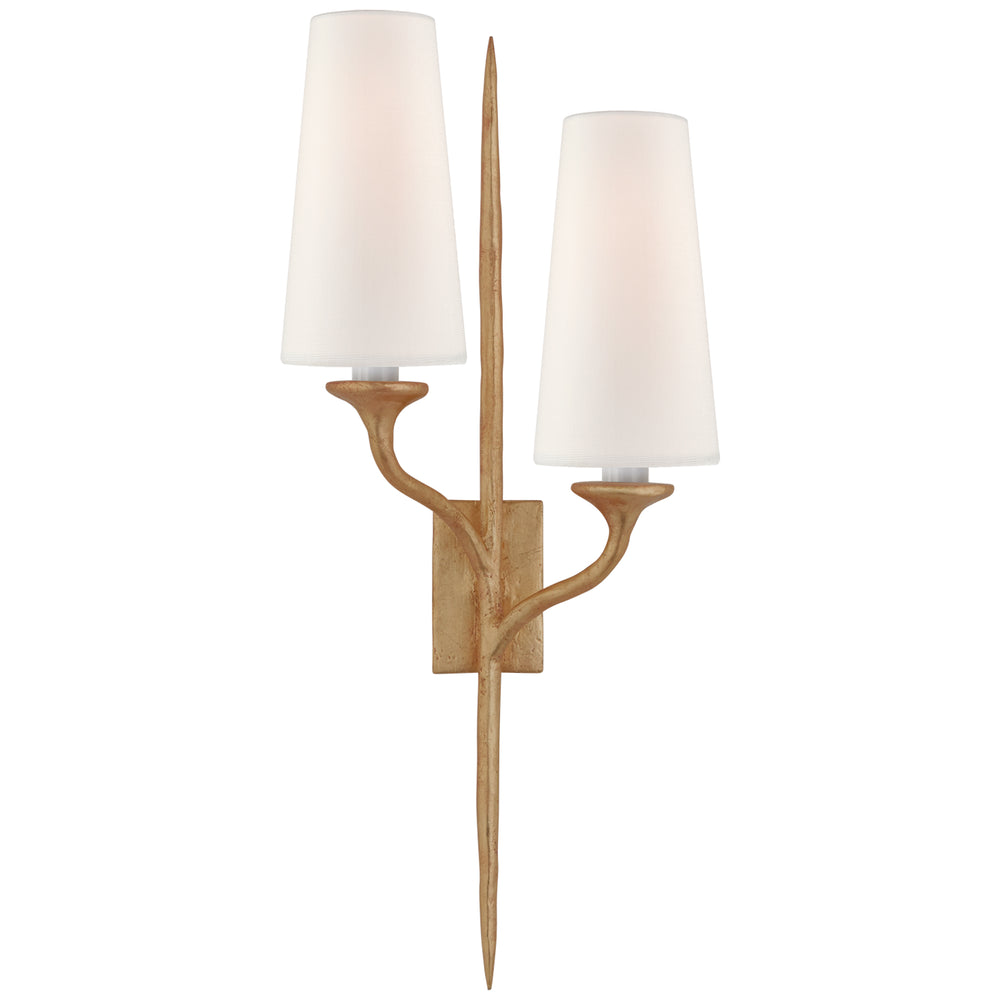 Visual Comfort Signature Canada - Two Light Wall Sconce - Iberia - Antique Gold Leaf- Union Lighting Luminaires Decor