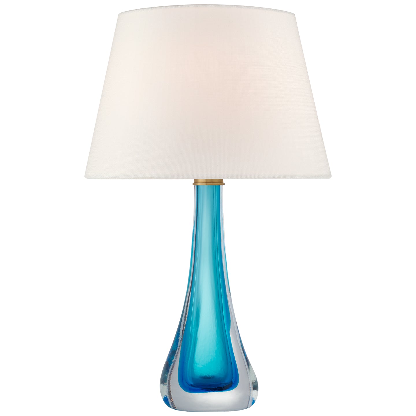Visual Comfort Signature Canada - One Light Table Lamp - Christa - Cerulean Blue Glass- Union Lighting Luminaires Decor
