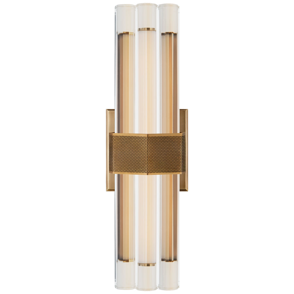 Visual Comfort Signature Canada - LED Wall Sconce - Fascio - Hand-Rubbed Antique Brass- Union Lighting Luminaires Decor