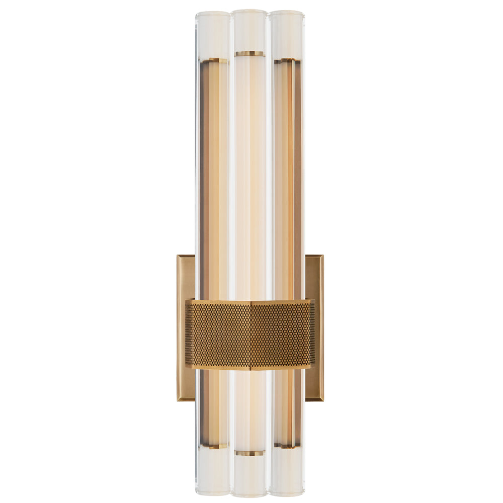 Visual Comfort Signature Canada - LED Wall Sconce - Fascio - Hand-Rubbed Antique Brass- Union Lighting Luminaires Decor