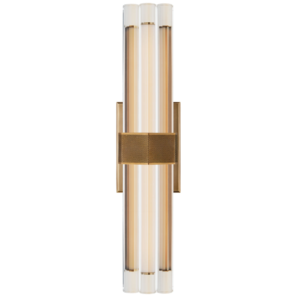 Visual Comfort Signature Canada - LED Wall Sconce - Fascio - Hand-Rubbed Antique Brass- Union Lighting Luminaires Decor