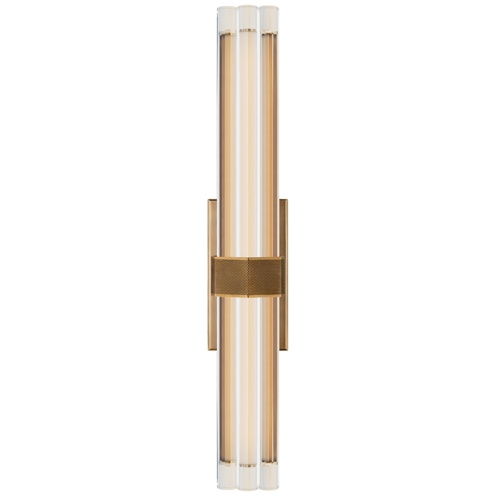Visual Comfort Signature Canada - LED Wall Sconce - Fascio - Hand-Rubbed Antique Brass- Union Lighting Luminaires Decor