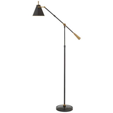 Visual Comfort Signature Canada - LED Floor Lamp - Goodman - Bronze and Brass- Union Lighting Luminaires Decor