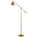 Visual Comfort Signature Canada - LED Floor Lamp - Goodman - Hand-Rubbed Antique Brass- Union Lighting Luminaires Decor