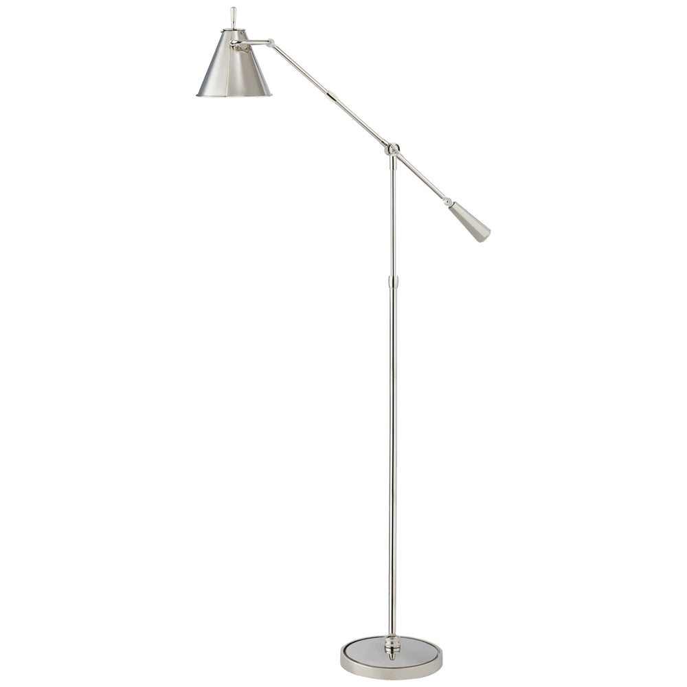 Visual Comfort Signature Canada - LED Floor Lamp - Goodman - Polished Nickel- Union Lighting Luminaires Decor
