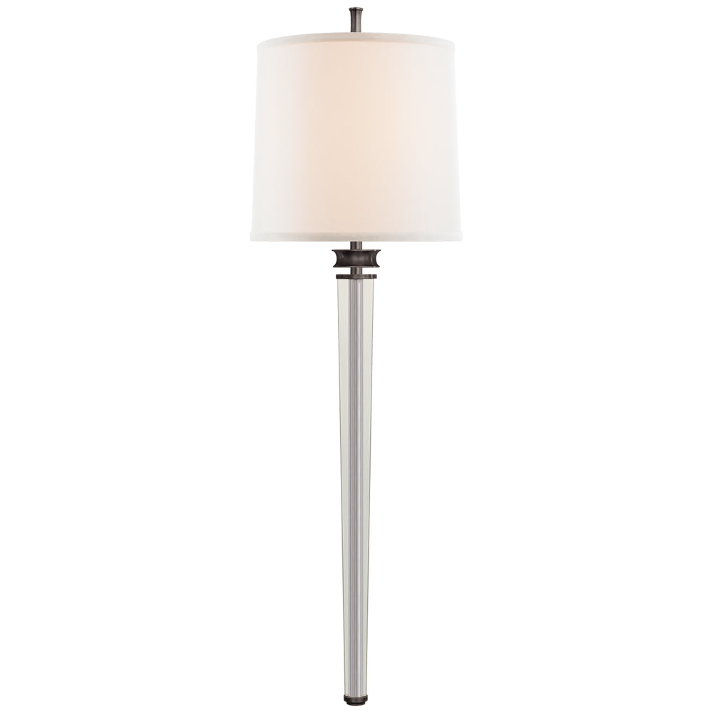 Visual Comfort Signature Canada - Two Light Wall Sconce - Lyra - Bronze and Crystal- Union Lighting Luminaires Decor