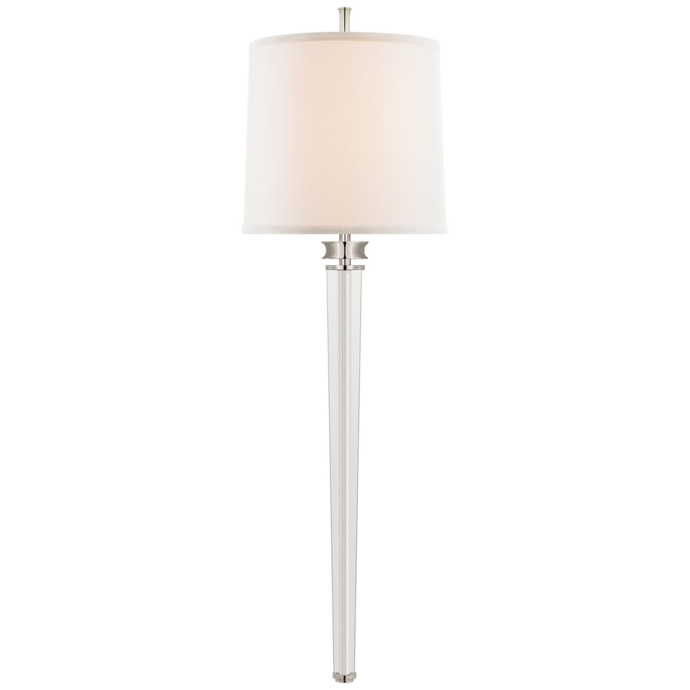 Visual Comfort Signature Canada - Two Light Wall Sconce - Lyra - Polished Nickel and Crystal- Union Lighting Luminaires Decor