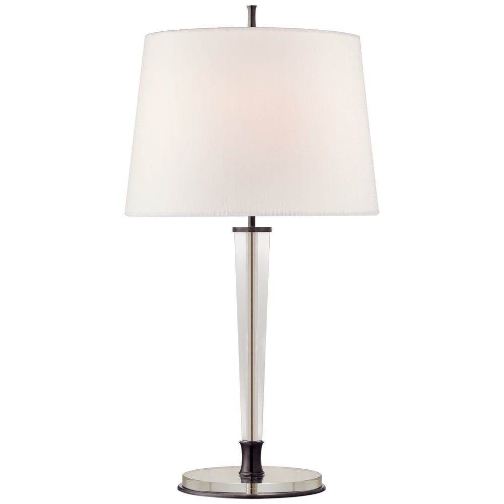 Visual Comfort Signature Canada - Two Light Table Lamp - Lyra - Bronze and Crystal- Union Lighting Luminaires Decor
