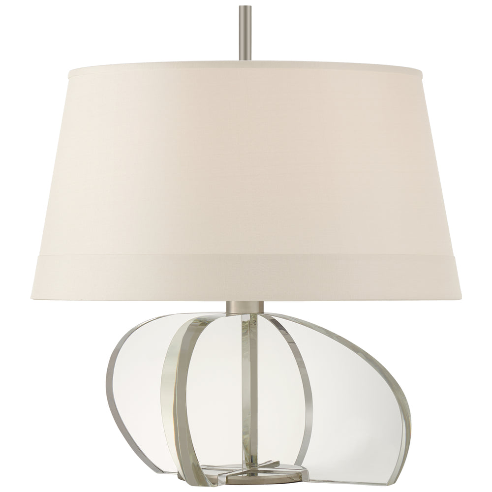 Visual Comfort Signature Canada - Two Light Accent Lamp - Orillon - Polished Nickel and Crystal- Union Lighting Luminaires Decor