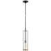 Visual Comfort Signature Canada - One Light Pendant - Calix - Bronze and Brass- Union Lighting Luminaires Decor